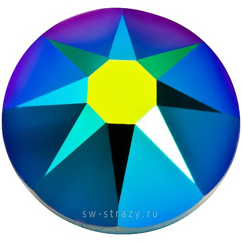 2088 ss 12 Crystal Scarabaeus Green F