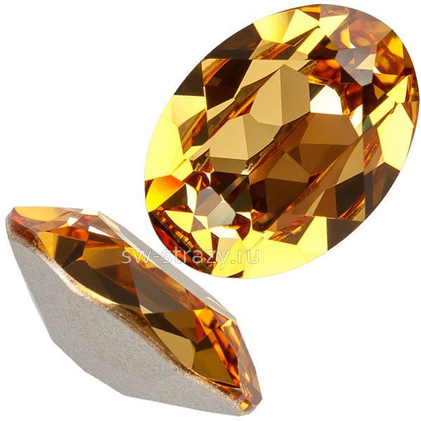 Кристаллы 4120 8x6 mm Golden Topaz