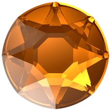 Стразы горячей фиксации 2078 ss 34 Light Amber HF