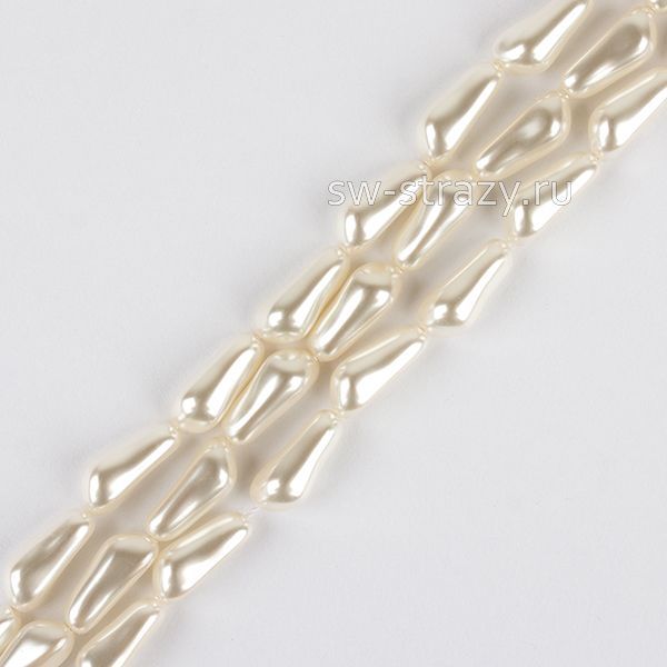 Жемчужины 5844 14 mm Crystal White Pearl