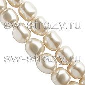 Жемчужины 5840 14 mm Crystal Creamrose Light Pearl
