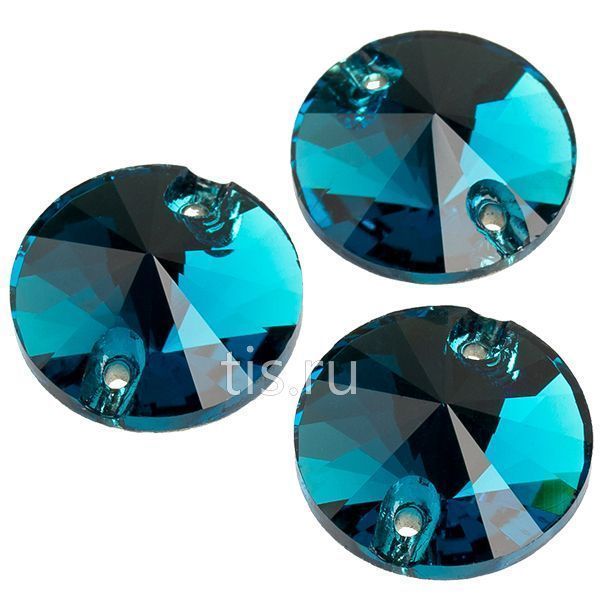 3130 12 mm Blue Zircon K9