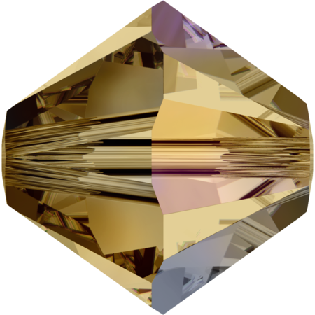 Бусины 5328 4 mm Light Colorado Topaz AB