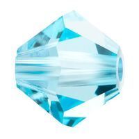 P Rondelle Bead 5328 4 mm aqua Bo