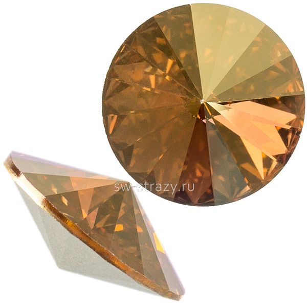 Риволи 1122 12 mm Crystal Metallic Sunshine F