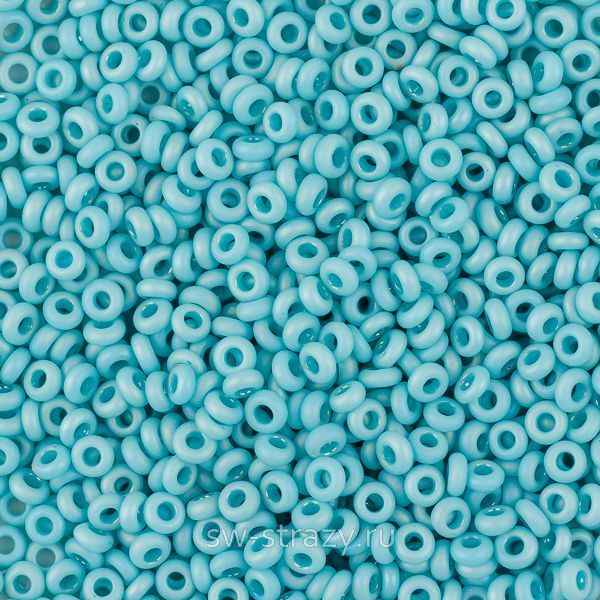Demi Round 11/0 #0413F Непрозрачный радужный матовый бирюза