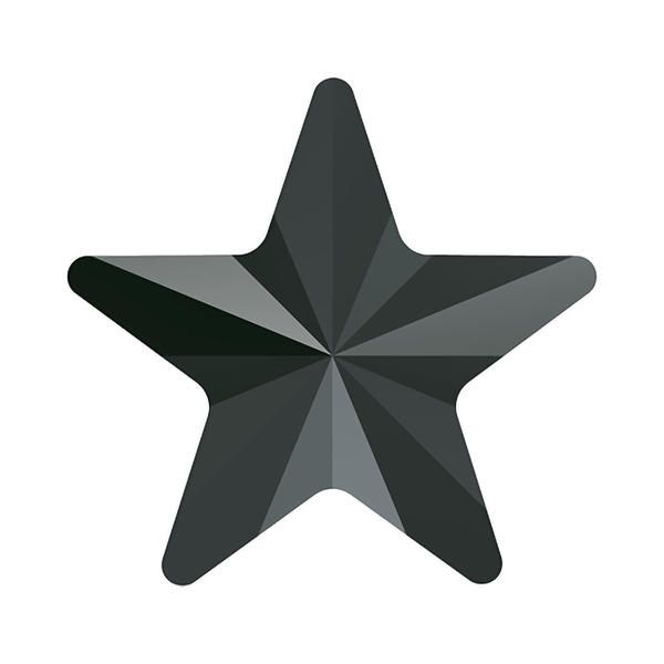 Стразы горячей фиксации 2816 5 mm Jet Hematite HF