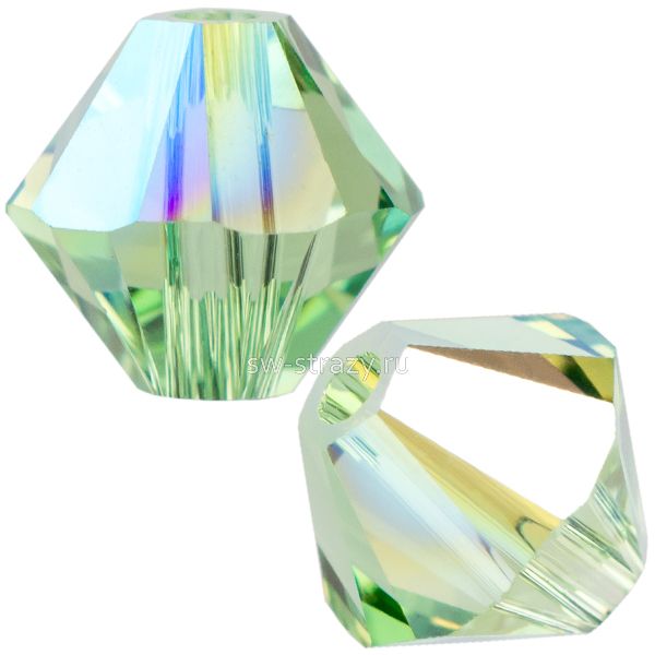 Бусины 5328 6 mm Peridot Shimmer