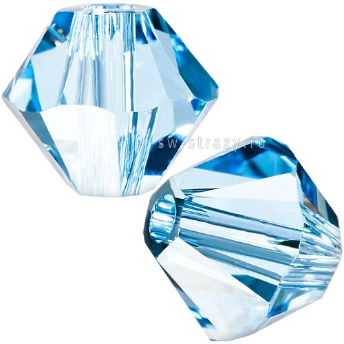 Бусины 5328 5 mm Aquamarine
