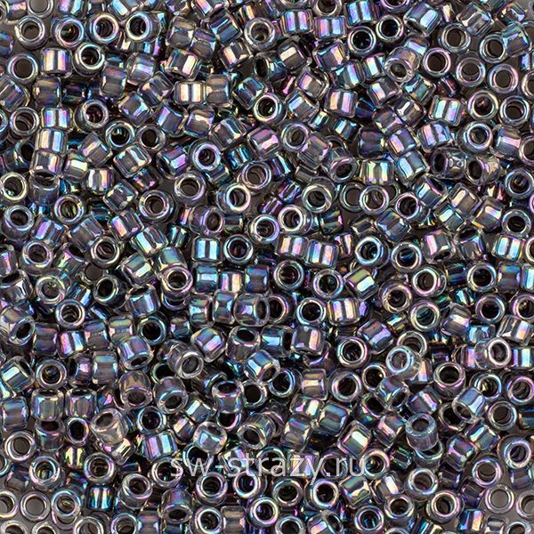 Бисер Treasures 11/0 #0783 Серый/радужный