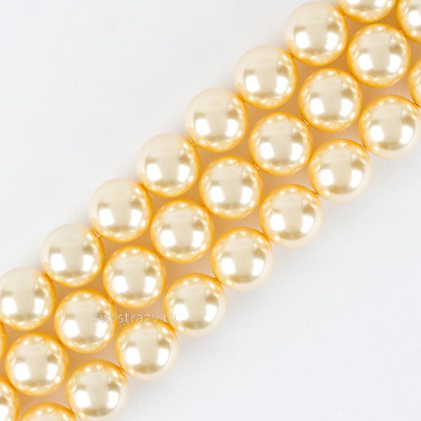Жемчужины 5810 4 mm Crystal Light Gold Pearl