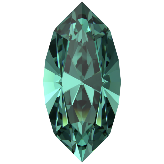 Кристаллы 4228 10x5 mm ReCreated Caribbean Green