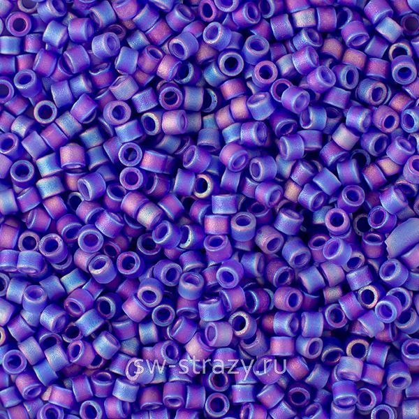 Delica Beads 11/0 DB864 Matte Transp Cobalt AB