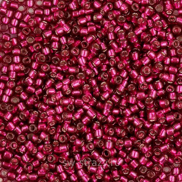 Бисер круглый 15/0 #2223 Внутреннее серебрение, драконий фрукт