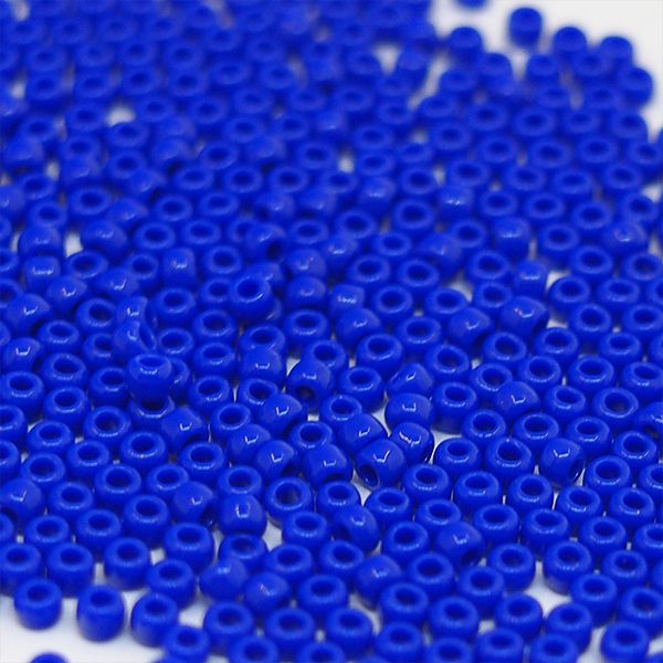 Бисер круглый 11/0 #0048 Непрозрачный, синий