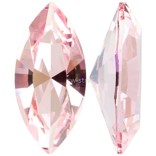 Кристаллы 4228 10x5 mm Light Rose Ignite