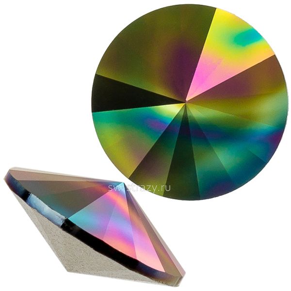 Риволи 1122 12 mm Crystal Rainbow Dark F
